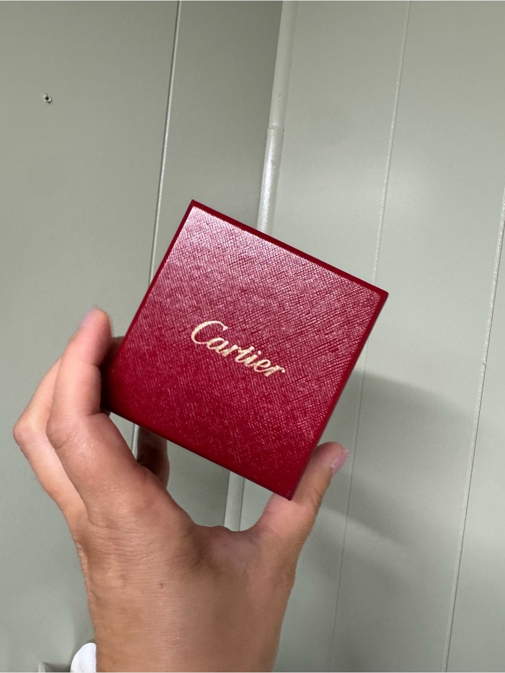 Cartier Red Jewelry Box